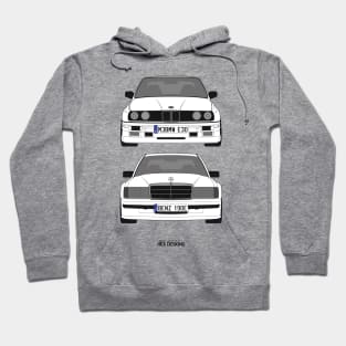 BMW E30 M3 vs. Mercedes Benz 190E Hoodie